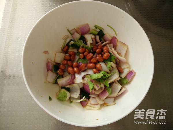 Diced Onion and Cucumber recipe