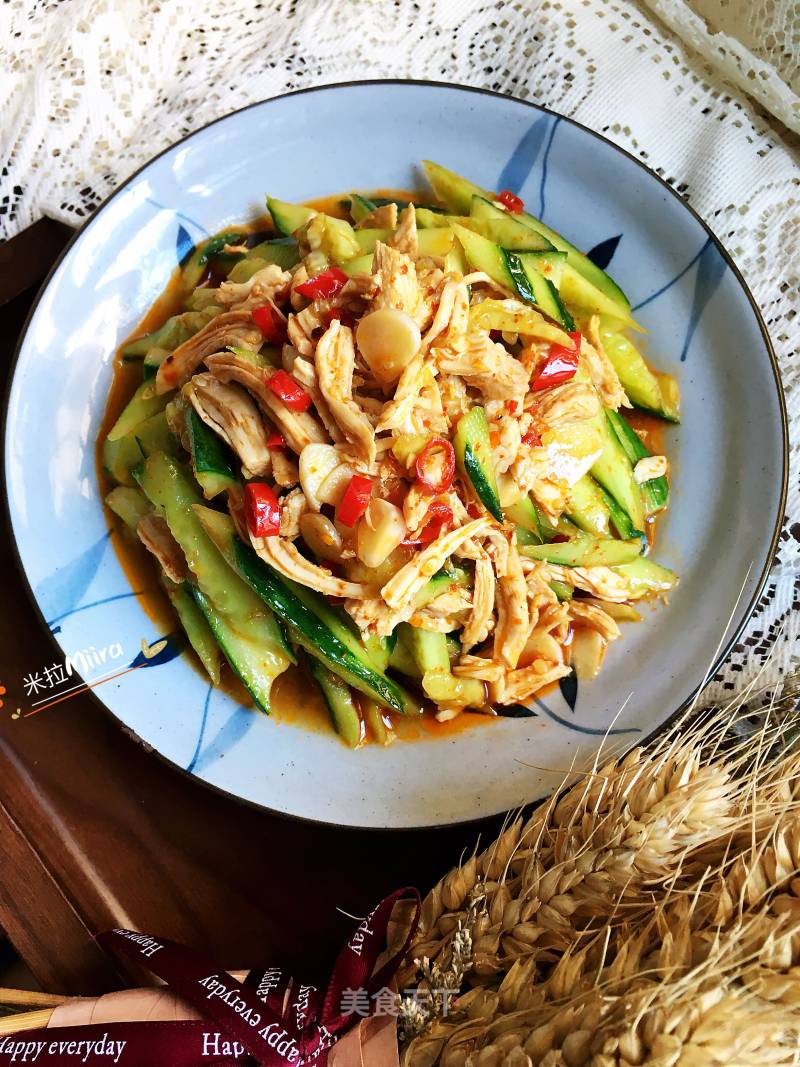 Shredded Chicken with Cucumber recipe