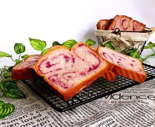 Purple Sweet Potato Toast recipe