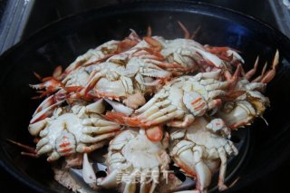 Fried Crab with Green Onion and Ginger recipe