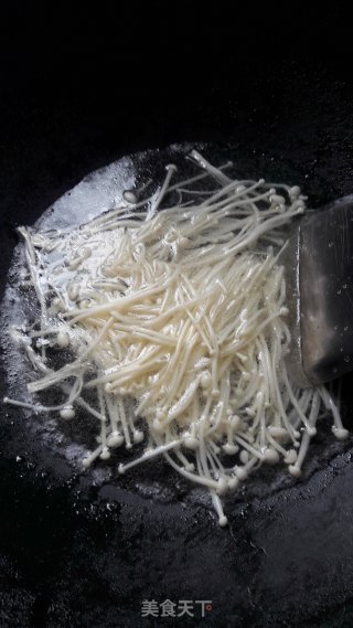 Enoki Mushroom Egg Soup recipe