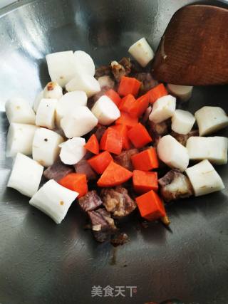 Beef Stewed with Yam recipe