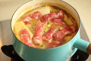 Curry Beef and Cheese Pot recipe