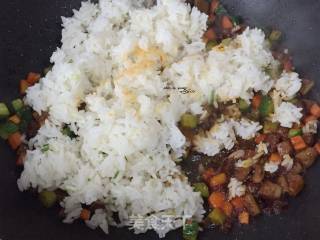 Fried Rice with Beef Sauce recipe