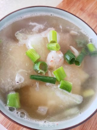 Winter Melon Shrimp Sea Rice Soup recipe