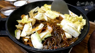 Ignition! Diy Northeast Flavor~ Hot! Hot! Fresh! Fragrant! Stewed Cabbage Vermicelli ~ Zhuang Qingshan recipe