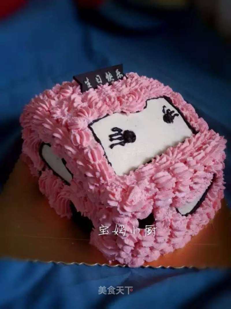 Pink Car Cake