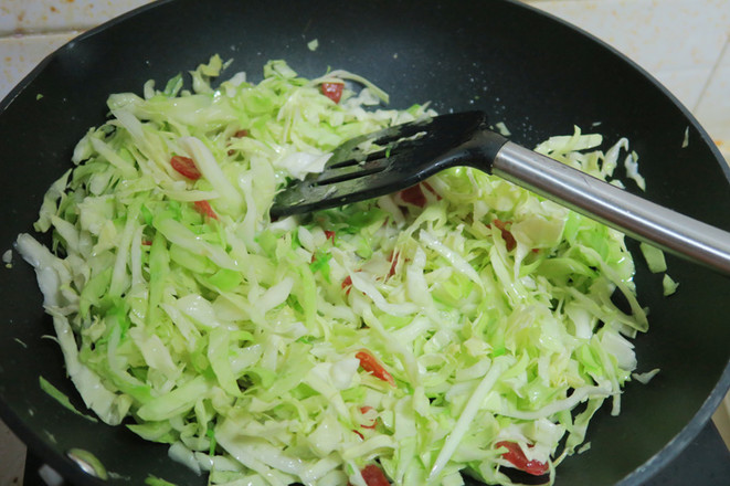 Home-cooked Egg Sausage Pancake Shreds recipe