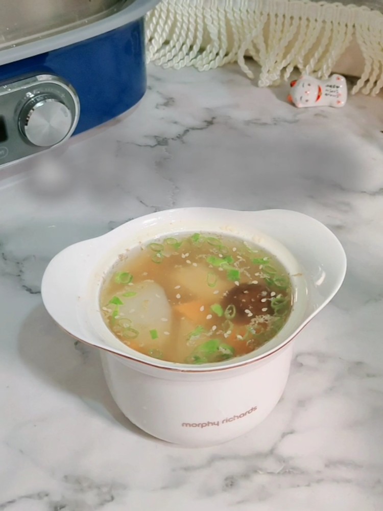 White Radish Duck Soup, Nourishing and Moisturizing, Warming Body and Stomach recipe