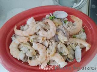 Seafood Baked Rice recipe