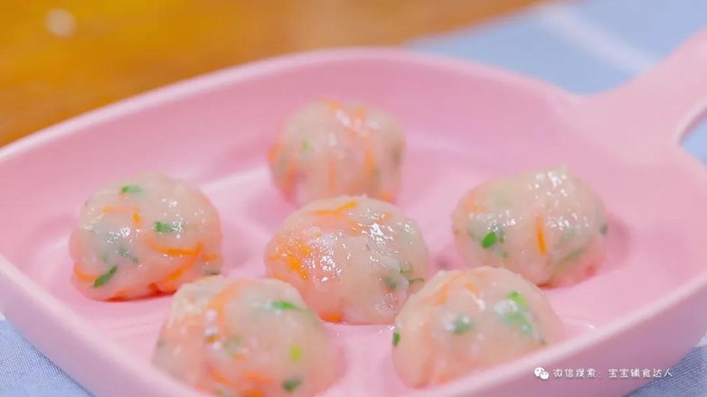 Shrimp Ball Steamed Egg Baby Food Recipe recipe