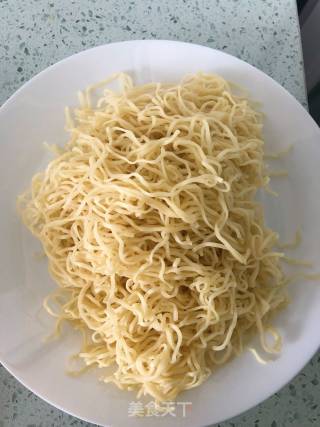 Cumin Fried Noodles with Egg recipe