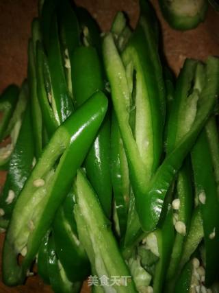 Scrambled Eggs with Green Peppers recipe