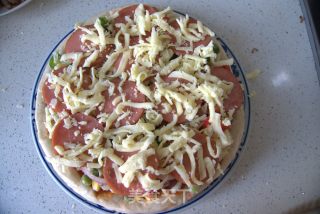 Full of Fillings-bacon Sausage Pizza recipe