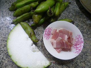 Bacon, Broad Bean and Winter Melon Soup recipe