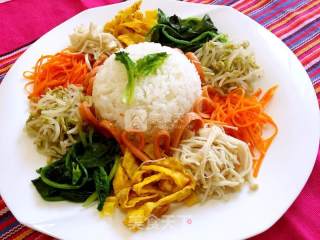 Flower Clusters-mixed Bibimbap recipe