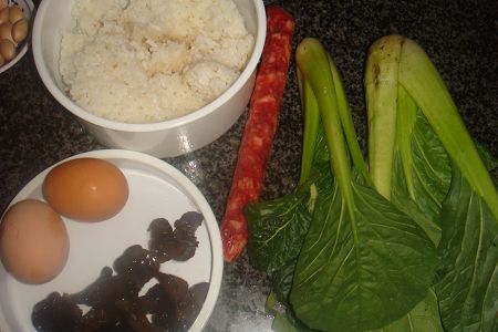 Fried Rice with Sausage, Vegetable and Egg recipe