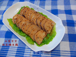 Sweet-scented Osmanthus Glutinous Rice and Lotus Root-send A Three-minute Recipe for Filling Rice recipe