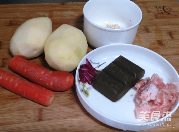 Pork Curry Potatoes recipe