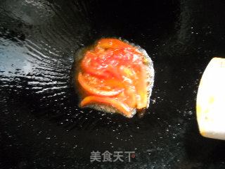 Fresh Lotus Root Slices in Tomato Sauce recipe