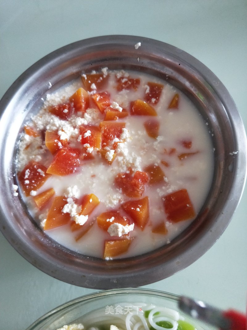 Milk Stewed Papaya