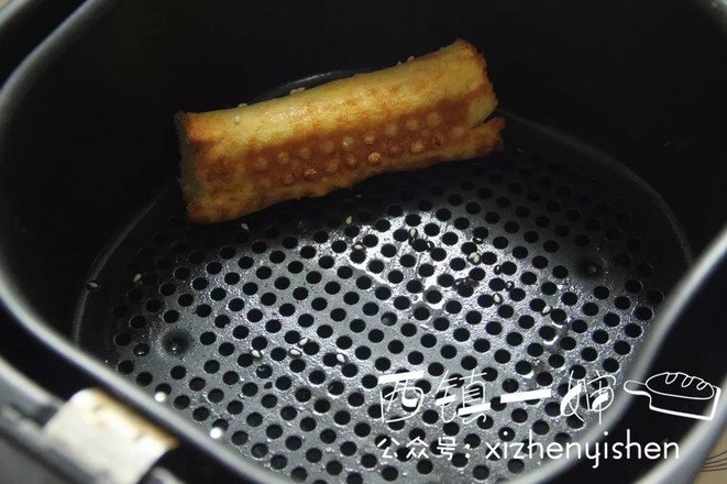 Fried Pan Version Toast Sausage Egg Rolls recipe