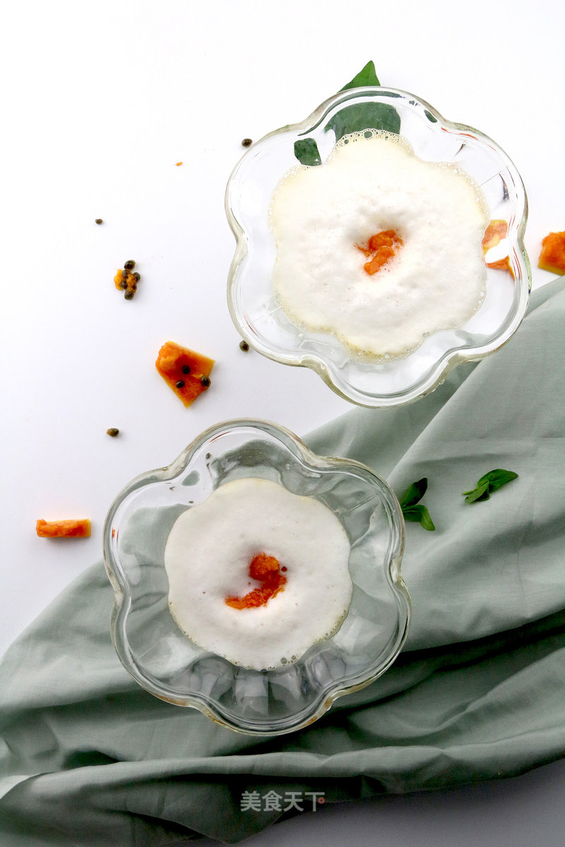 Milk Frozen Papaya Juice recipe