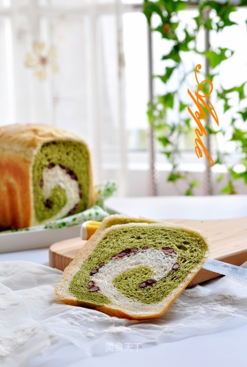 Matcha Honey Bean Toast recipe