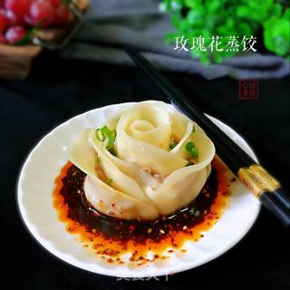 Rose Flower Steamed Dumplings recipe