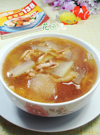 Mustard Pork and Winter Melon Soup recipe