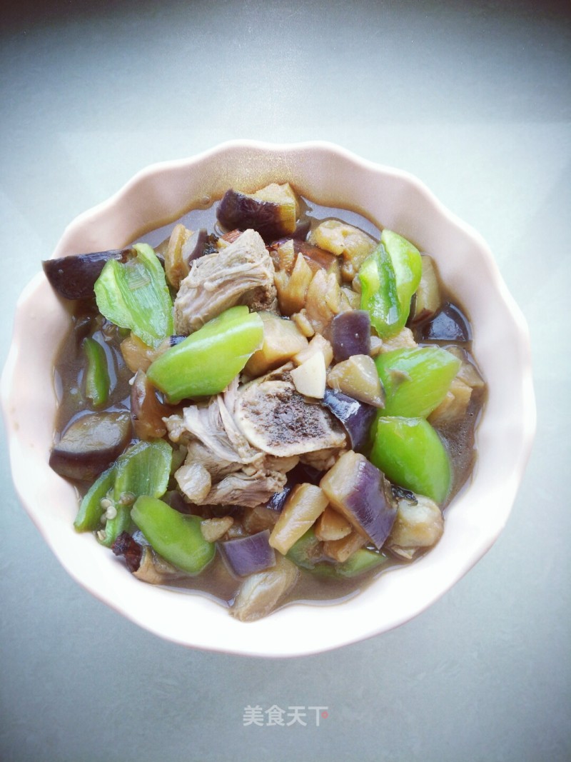 Fried Eggplant in Big Bone Soup recipe