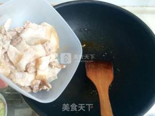 Pickled Pepper and Dried Bamboo Shoots Twice Cooked Pork recipe