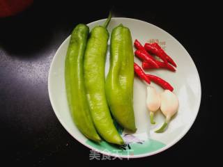 Stir-fried Green Peppers are Not Spicy recipe