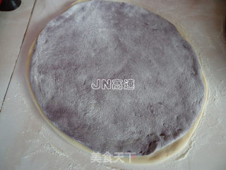 #四session Baking Contest and is Love to Eat Festival# Purple Rice Marbled Toast recipe