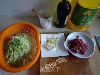 Stir-fried Vermicelli with Cabbage recipe