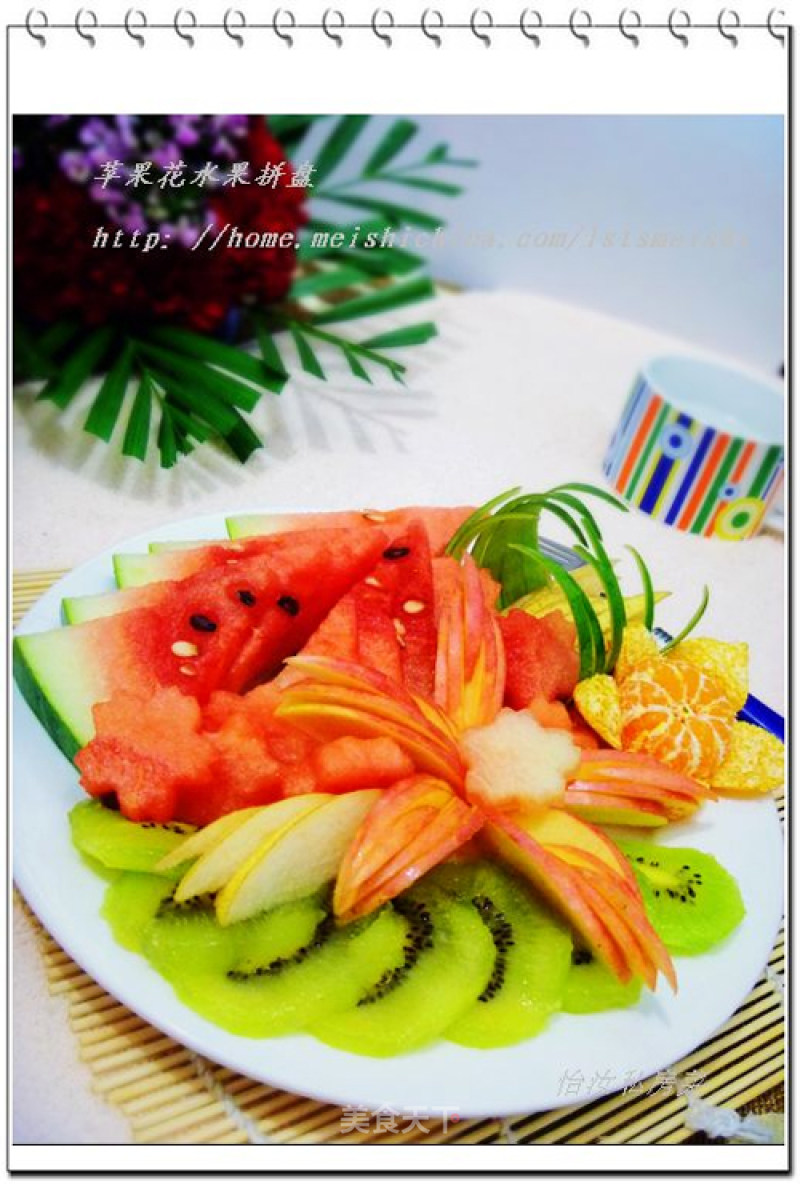 [fall in Love with Fruit] Beauty is Also Eye-catching---apple Blossom and Fruit Platter
