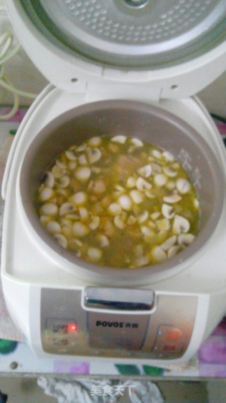 Bisporus Mushroom Chicken Soup recipe