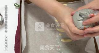 #aca烤明星大赛# My Neighbor Totoro Painted Cake Roll recipe