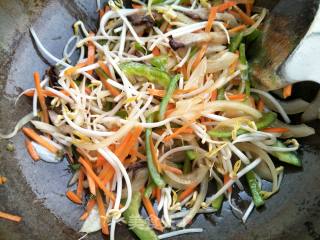 Fried Noodles with Bacon recipe