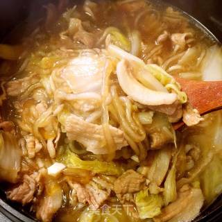 Pork Stewed Cabbage Vermicelli recipe