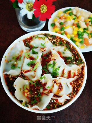 Hot and Sour Soup Dumplings recipe