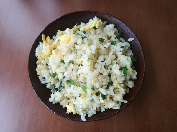 Fried Rice with Leek and Egg recipe