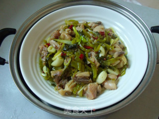 Pickled Bean Chicken recipe