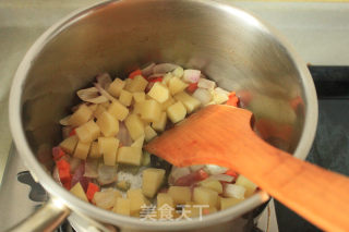 Corn Soup Full of Ingredients recipe