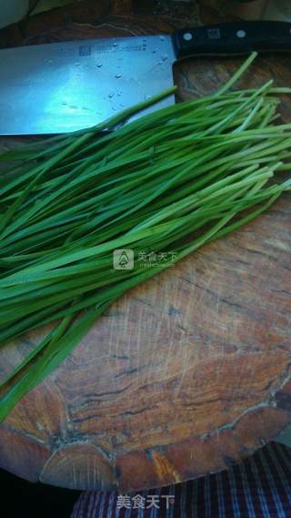 Oyster Leek Egg Pancake recipe