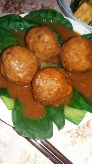 Meat Ball with Soy Sauce recipe