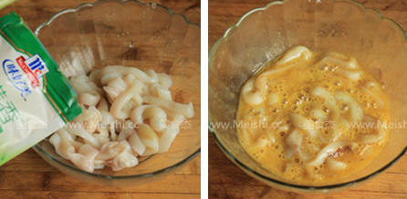 Flavored Squid Rings recipe