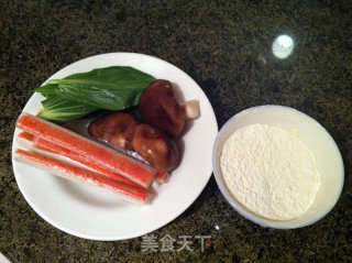 Mushroom Seafood Pimple Soup recipe