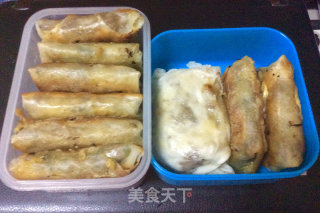 Vegetable Spring Rolls ~ Bento recipe