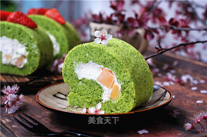 # Fourth Baking Contest and is Love to Eat Festival# Spinach Cake Roll recipe